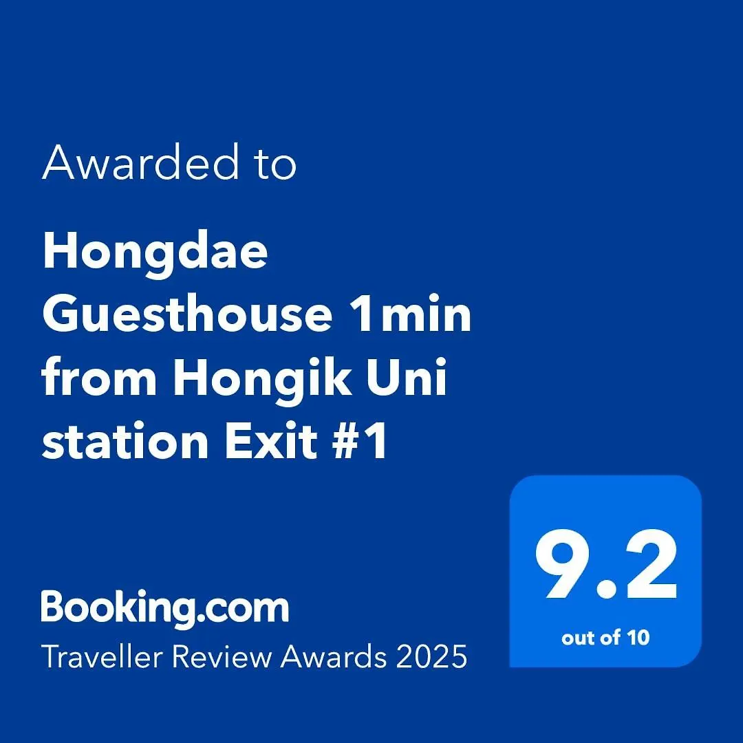 Hongdae Guesthouse 1Min From Hongik Uni Station Exit #1 Seoul